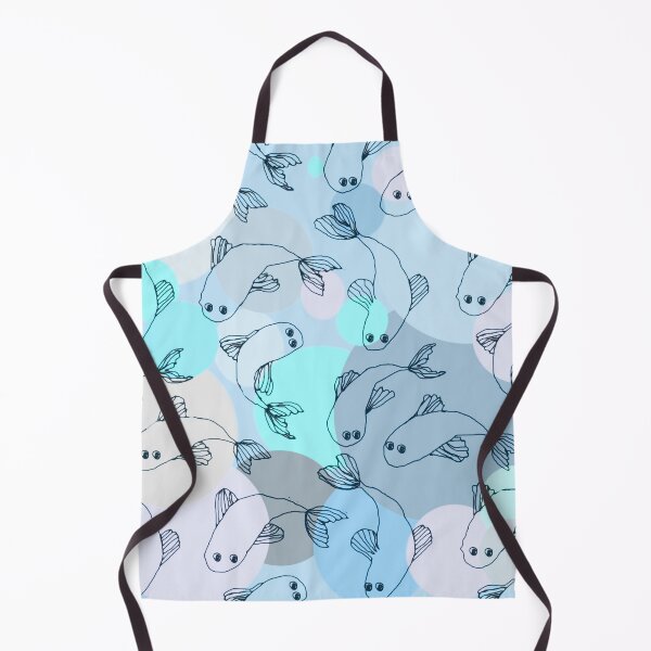 Item preview, Plenty of  blue fish designed and sold by Cinzia Fabrizio.
