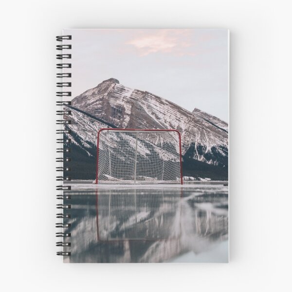 Item preview, Waiting to Score, Hockey Net in The Rocky Mountains designed and sold by JDWarren.