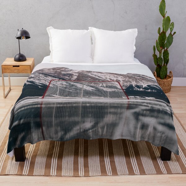 Item preview, Waiting to Score, Hockey Net in The Rocky Mountains designed and sold by JDWarren.