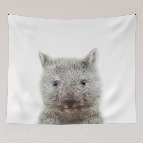 Item preview, Wombat Art Print by Zouzounio Art designed and sold by zouzounioart.