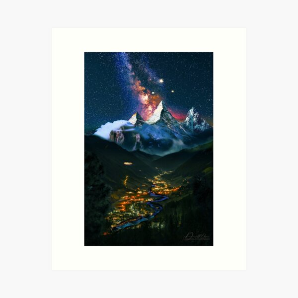 Velaris, City of Starlight, Night Court, A Court of Thorns and Roses Art Print