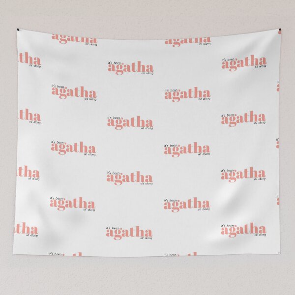 Item preview, It's been Agatha all along Quote in Pink designed and sold by lovelyliaa.