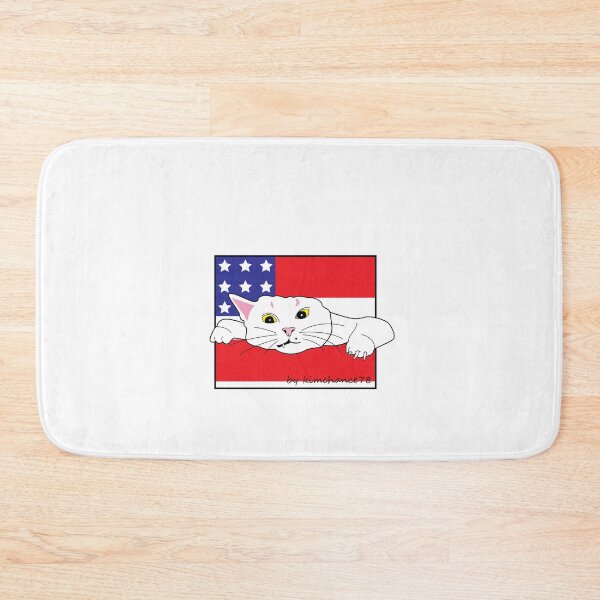 Item preview, u.s.a and cats style print design.  designed and sold by dadamda.