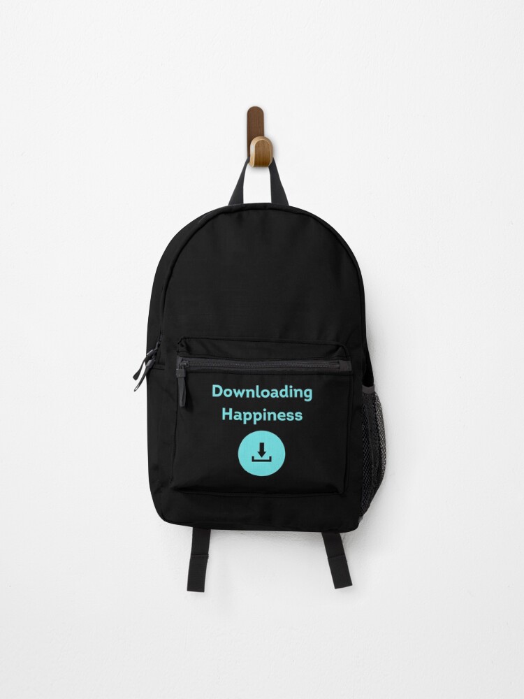 Thumbnail 1 of 3, Backpack, Downloading Happiness designed and sold by Promedia.