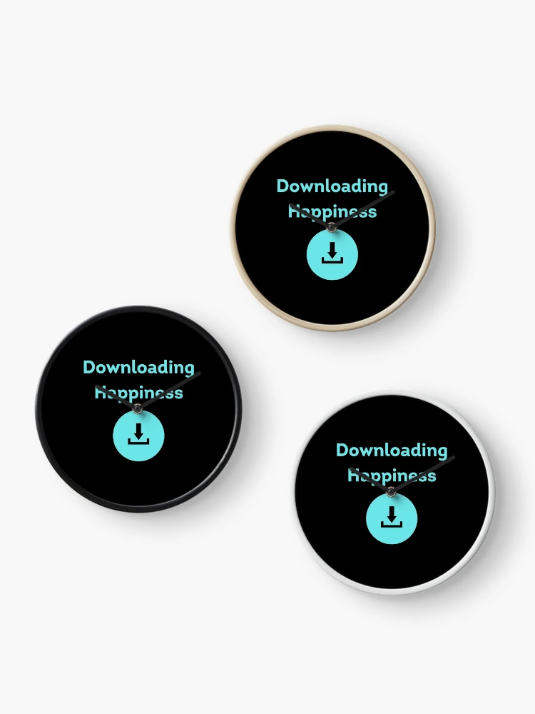 Thumbnail 3 of 4, Clock, Downloading Happiness designed and sold by Promedia.