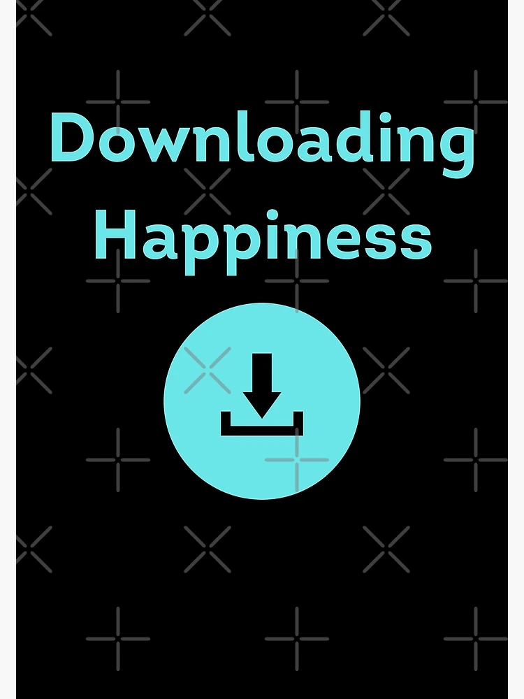 Thumbnail 3 of 3, Poster, Downloading Happiness designed and sold by Promedia.