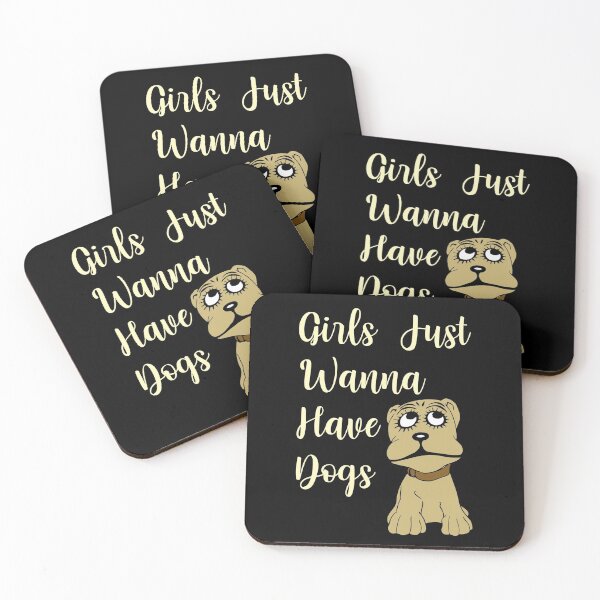 Item preview, Girls Just Wanna Have Dogs designed and sold by sasijaya.