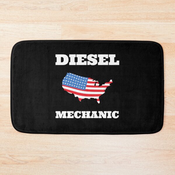 Item preview, American diesel truck mechanic black designed and sold by daguilon.