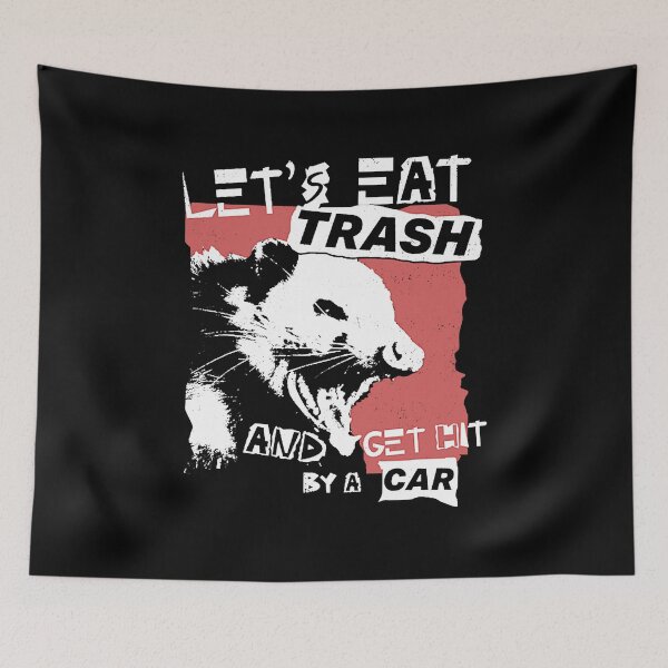 Item preview, Let's Eat Trash And Get Hit By A Car T-Shirt designed and sold by StingerGT3.