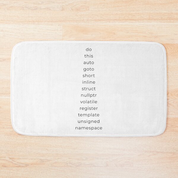 Item preview, C++ Keywords designed and sold by Mechashadow.