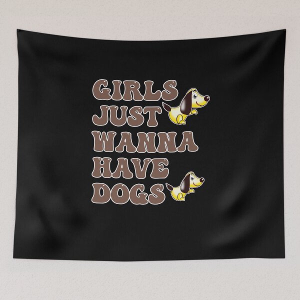 Item preview, Girls Just Wanna Have Dogs designed and sold by sasijaya.