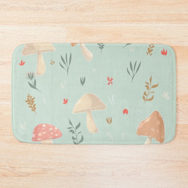 Item preview, Cottage Core Mushroom Pattern designed and sold by JinxedKarma.