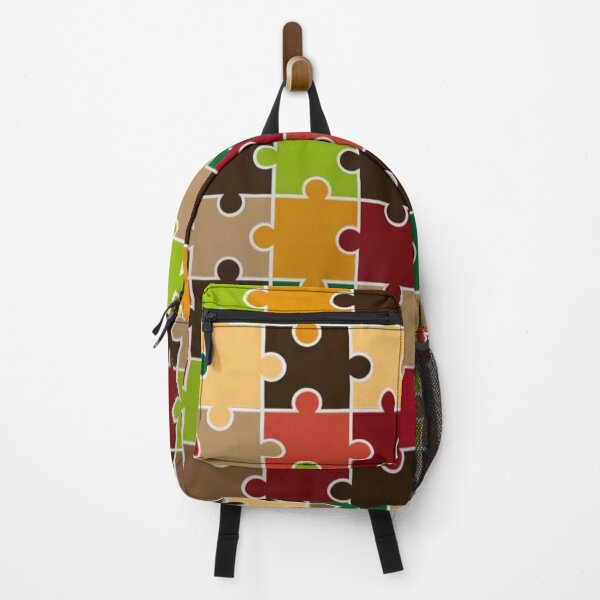 Item preview, Multi-Colored Jigsaw Puzzle Pattern designed and sold by The Masked Designer.