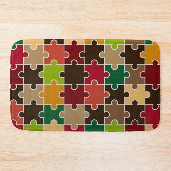 Item preview, Multi-Colored Jigsaw Puzzle Pattern designed and sold by The Masked Designer.