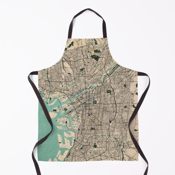 Item preview, Osaka City Map of Japan - Vintage designed and sold by deMAP.