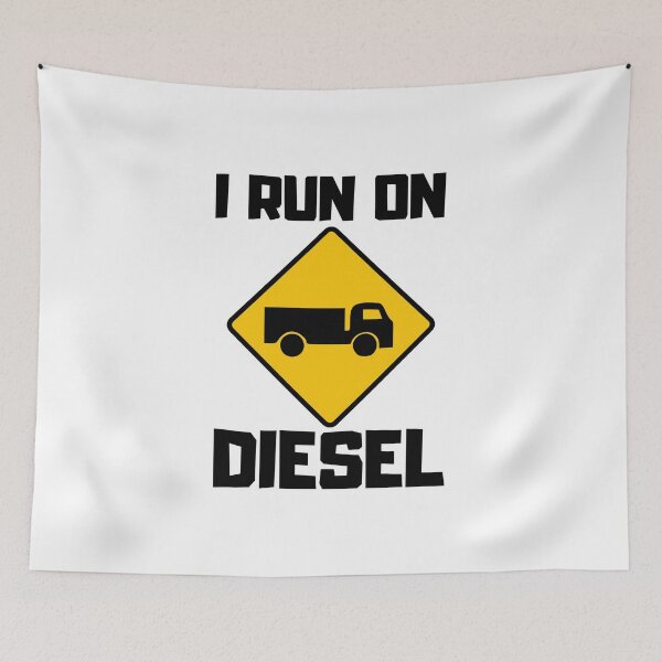 Item preview, I run on diesel truck mechanic white designed and sold by daguilon.