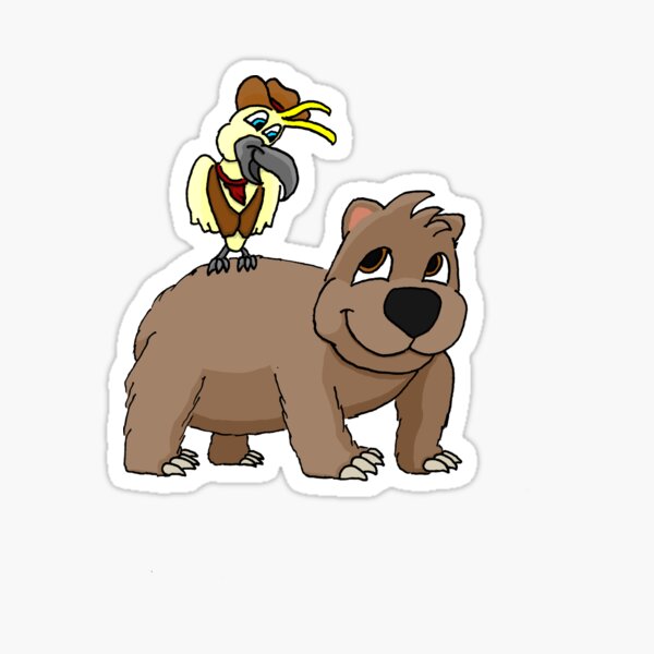 Bazza and Wazza 2015 Sticker