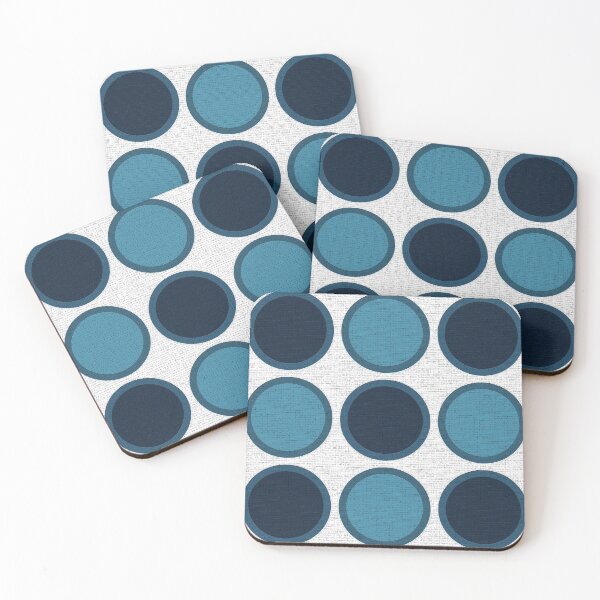 Item preview, Circles of Blue Pattern 0190 designed and sold by vortexatelier.