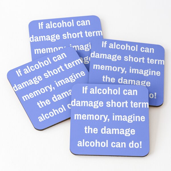 Item preview, Short Term Memory and Alcohol design by Sydney C designed and sold by Sydney Cicourel.
