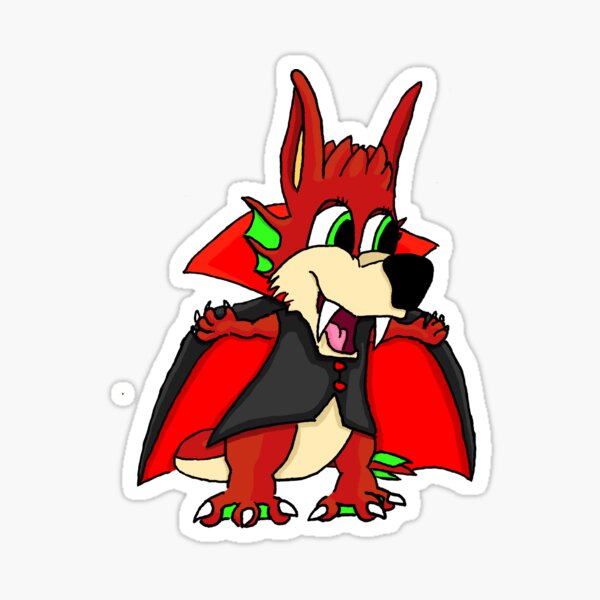 Bubba Bunyip Vampire 2015 Halloween Sticker