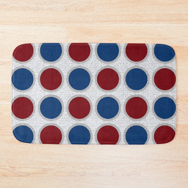 Item preview, Circles of Red and Blue 0192 designed and sold by vortexatelier.