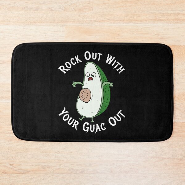 Item preview, Funny Avocado Rock Out With Your Guac Out designed and sold by TheButtonCrew.