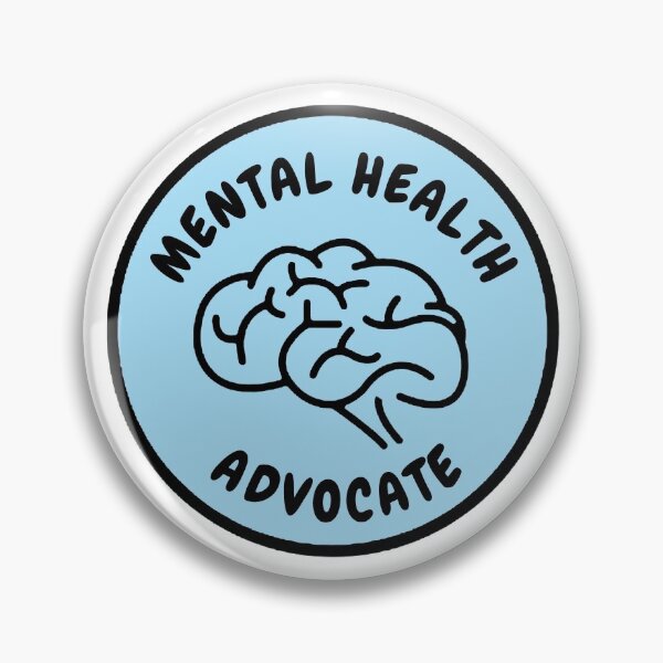Item preview, Mental Health Advocate Blue - Psychology Design designed and sold by Psychologist's Inventory.