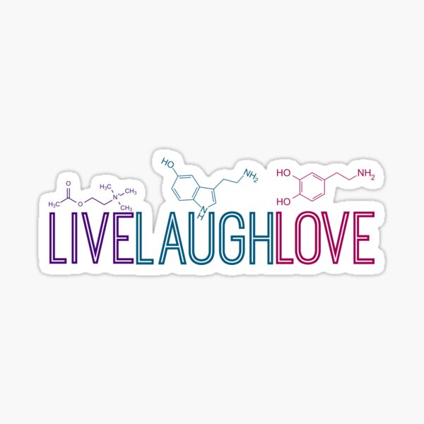 Item preview, Live Laugh Love Molecules designed and sold by amwats.