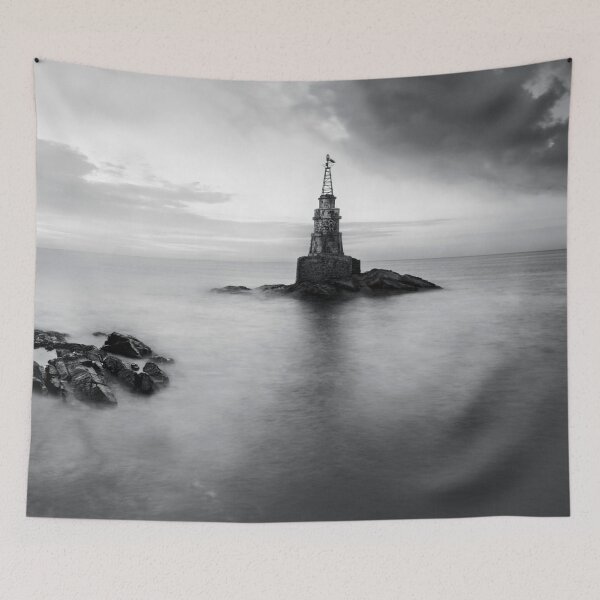 Item preview, Vintage Lighthouse In Ocean designed and sold by NoSpecialShop.