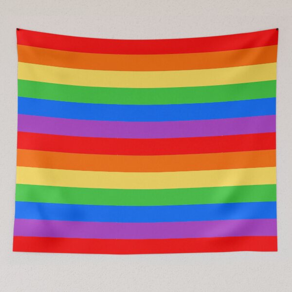 Item preview, Rainbow Stripes Pattern designed and sold by PridePositivity.