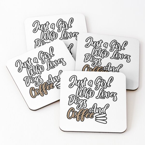 Item preview, Just a girl who loves Dogs and Coffee designed and sold by Yassineea65.