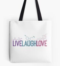 Live Laugh Love Molecules 2 Tote Bag