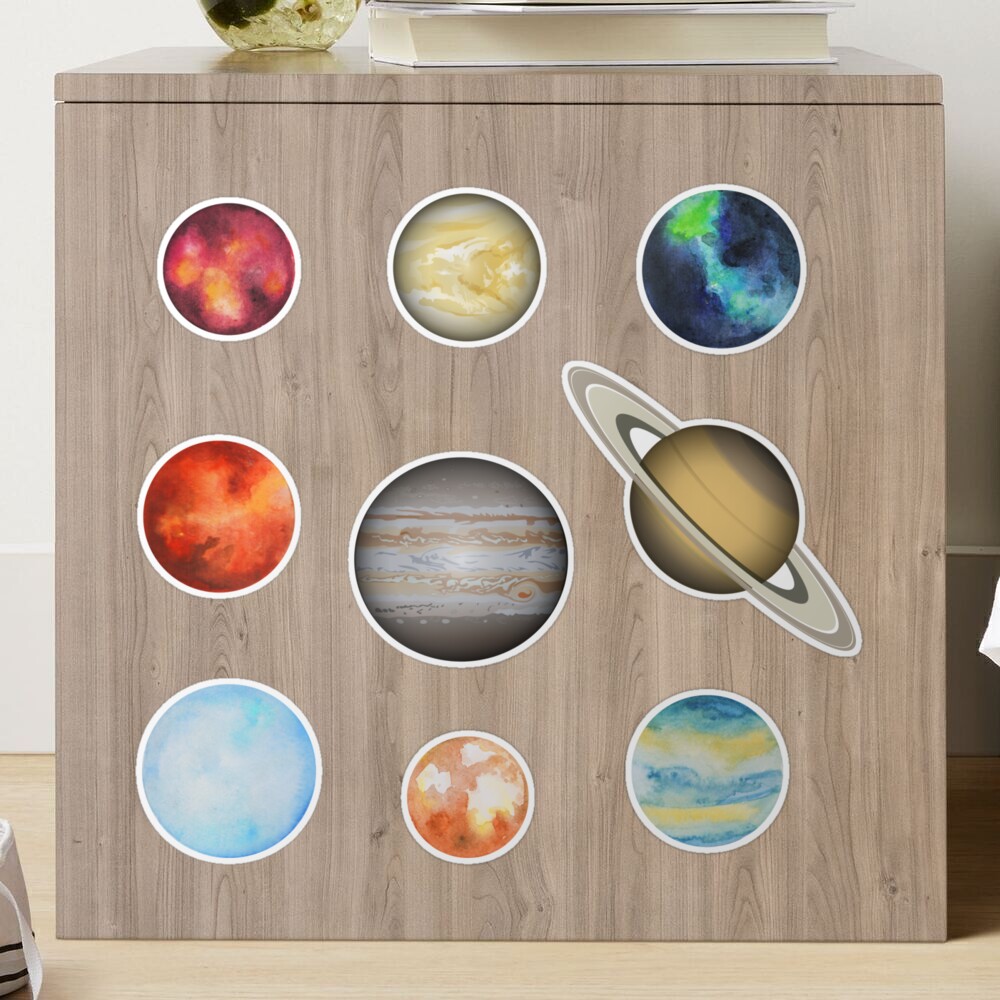 Explore the Solar System with TownStix Space Planet Stickers