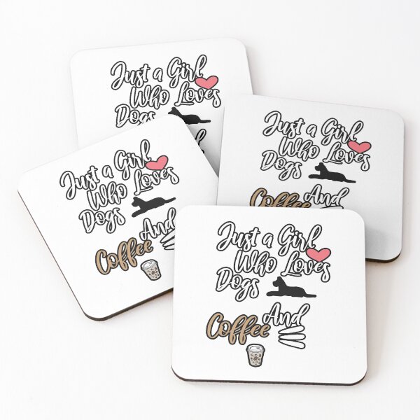 Item preview, Just a girl who loves Dogs and Coffee designed and sold by Yassineea65.