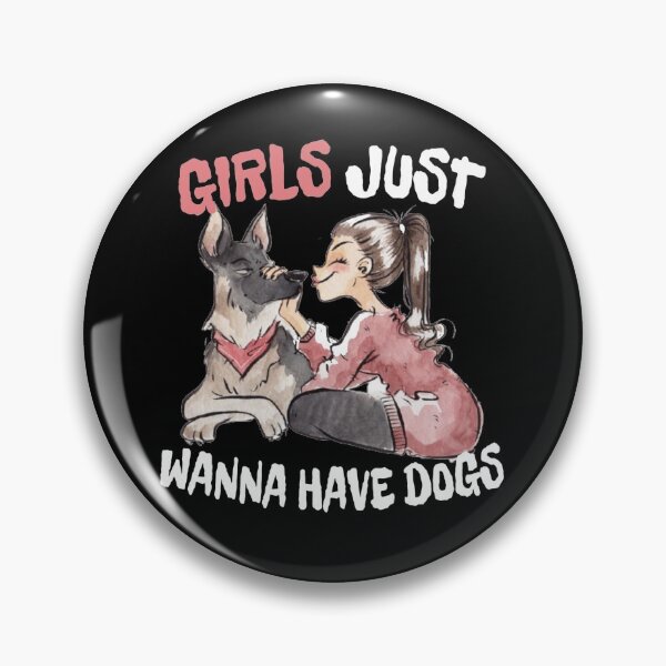Item preview, Girls Just Wanna Have Dogs designed and sold by Gamers Hub.
