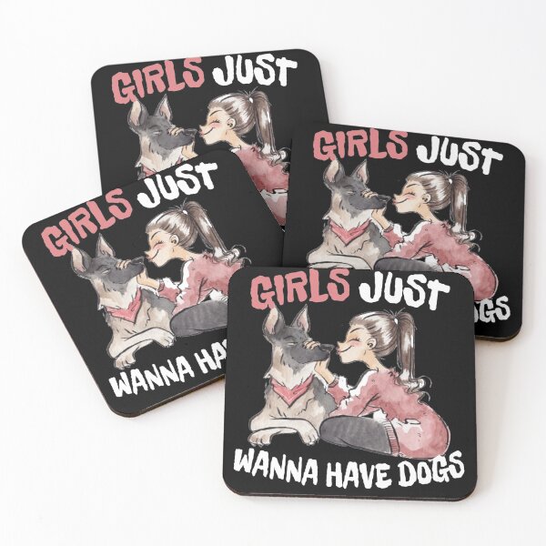 Item preview, Girls Just Wanna Have Dogs designed and sold by Gamers Hub.