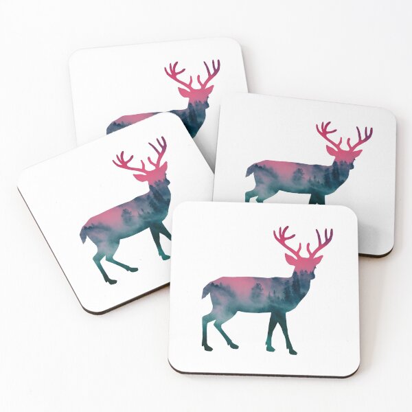 Item preview, A Giant Deer In A Misty Forest At Sunset designed and sold by yessir1981.