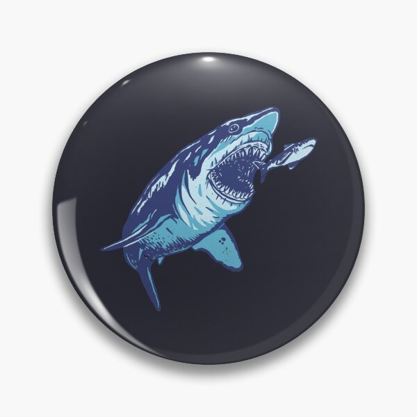 Item preview, Shark Shark eats smaller fish designed and sold by DerSenat.