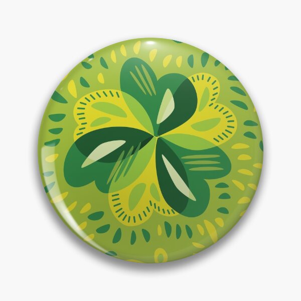 Item preview, Three Leaf Clovers Decorative Pattern designed and sold by Boriana Giormova.