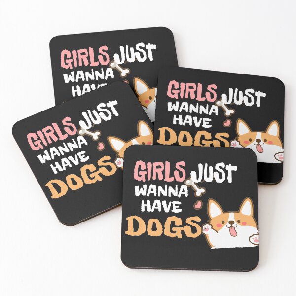 Item preview,  Girls Just Wanna Have Dogs designed and sold by Gamers Hub.