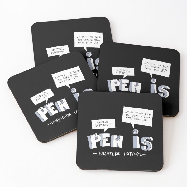 Item preview, Pen Is Immature Letters Gift designed and sold by TTFMerch.