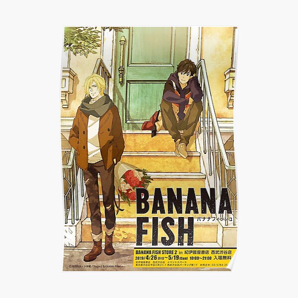 Banana Fish Anime Cover Poster By Martinshar Redbubble