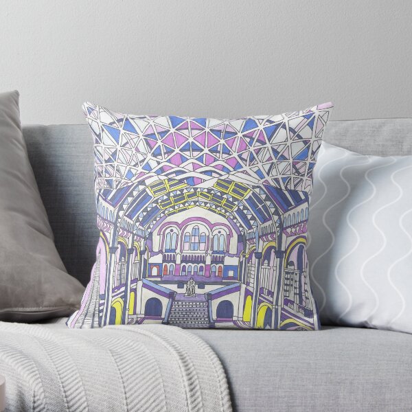 London Composition 1 Throw Pillow