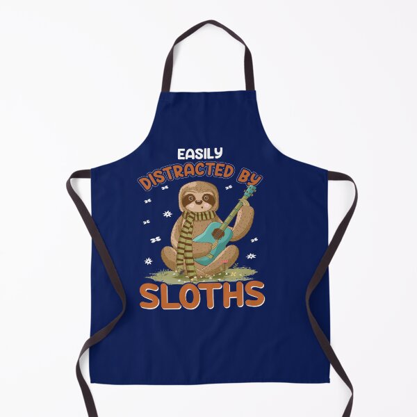 Item preview, Sloth Playing Guitar-gift for guitar playing sloth lovers designed and sold by BRtisticDesigns.