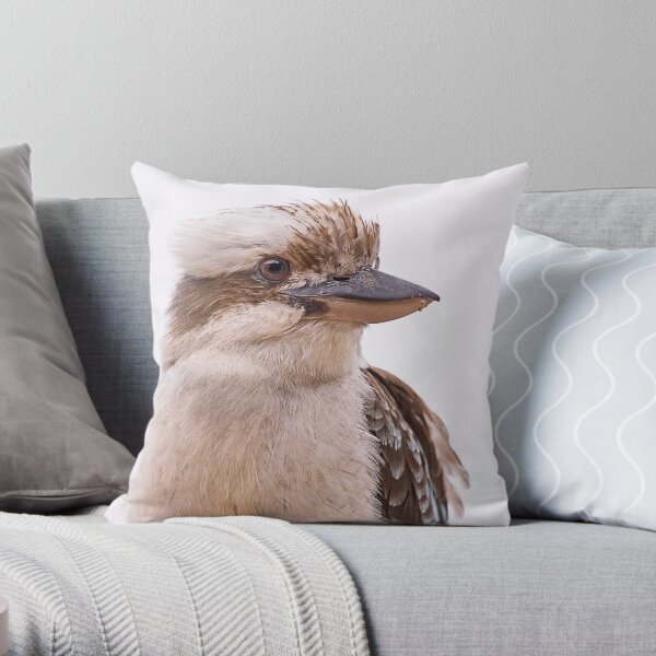 Laughing Kookuburra Throw Pillow