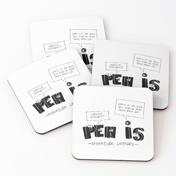 Item preview, Pen Is Immature Letters Gift designed and sold by TTFMerch.