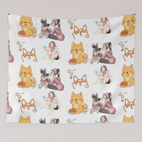 Item preview, Girls Just Wanna Have Dogs designed and sold by Gamers Hub.