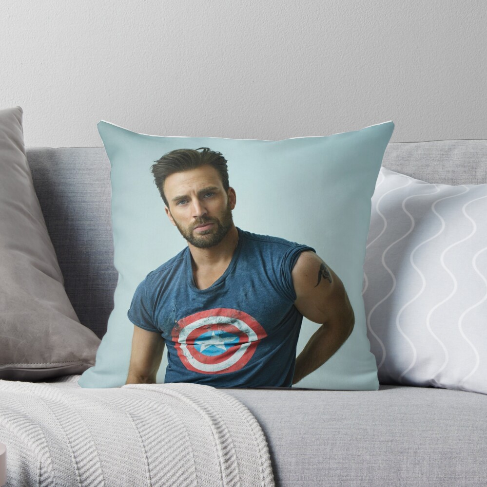 chris evans plush pillow