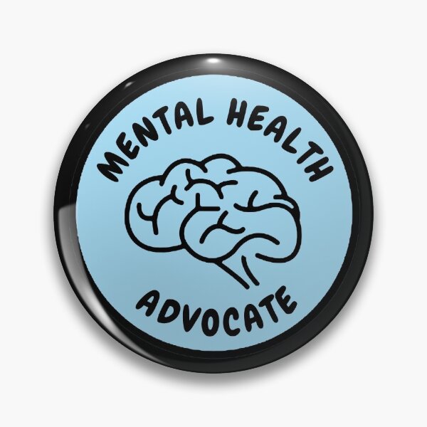 Artikelvorschau, Anwalt für psychische Gesundheit Blue - Psychology Design entworfen und verkauft von Psychologist's Inventory.