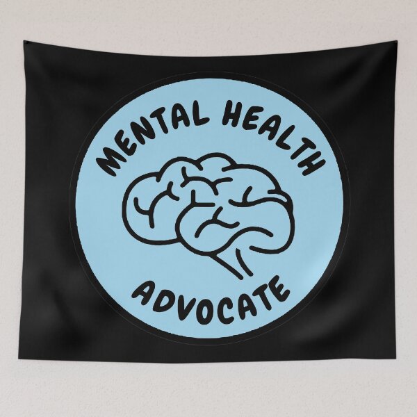 Item preview, Mental Health Advocate Blue - Psychology Design designed and sold by Psychologist's Inventory.